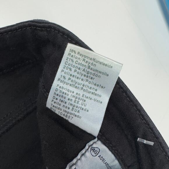 Adriano Goldschmied Jeans Womens 24 Black Farrah High Rise Skinny Denim - Picture 6 of 9